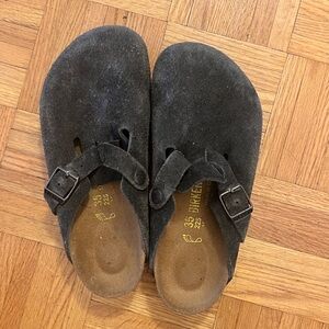 BIRKENSTOCK Boston Soft Footbed Clogs 35 GREEN